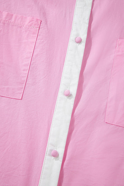 Francesca Short Sleeve Up Shirt - Hello Beautiful BoutiqueBlouses & ShirtsThreaded Pear