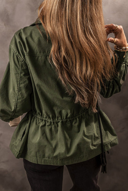 Francesca Tight Waist Collared Jacket - Hello Beautiful Boutique20% OFFThreaded Pear