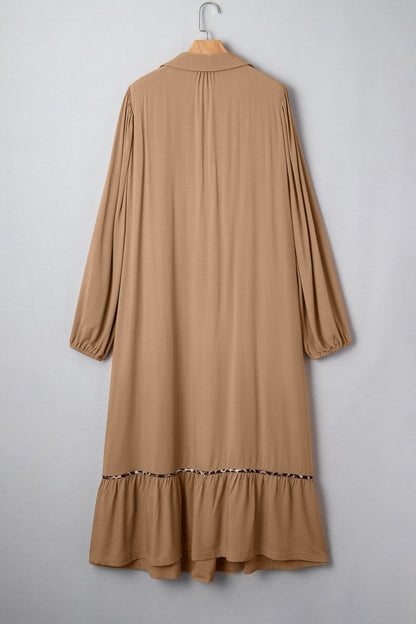 Frankie accent Bracelet Long PLUS Dress - Hello Beautiful BoutiquePlus Size Maxi DressesThreaded Pear
