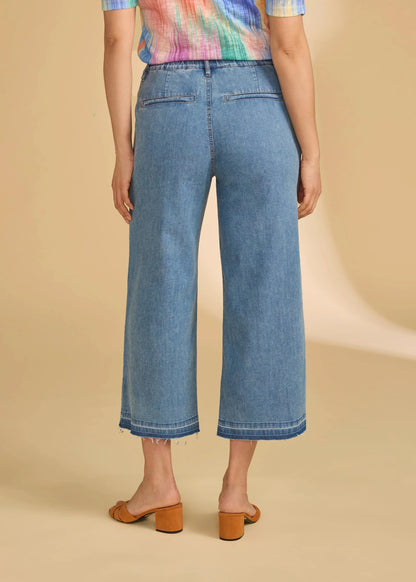 French Dressing Wide Crop Denim Trouser 2203992 - Hello Beautiful BoutiqueJeansFrench Dressing Jeans