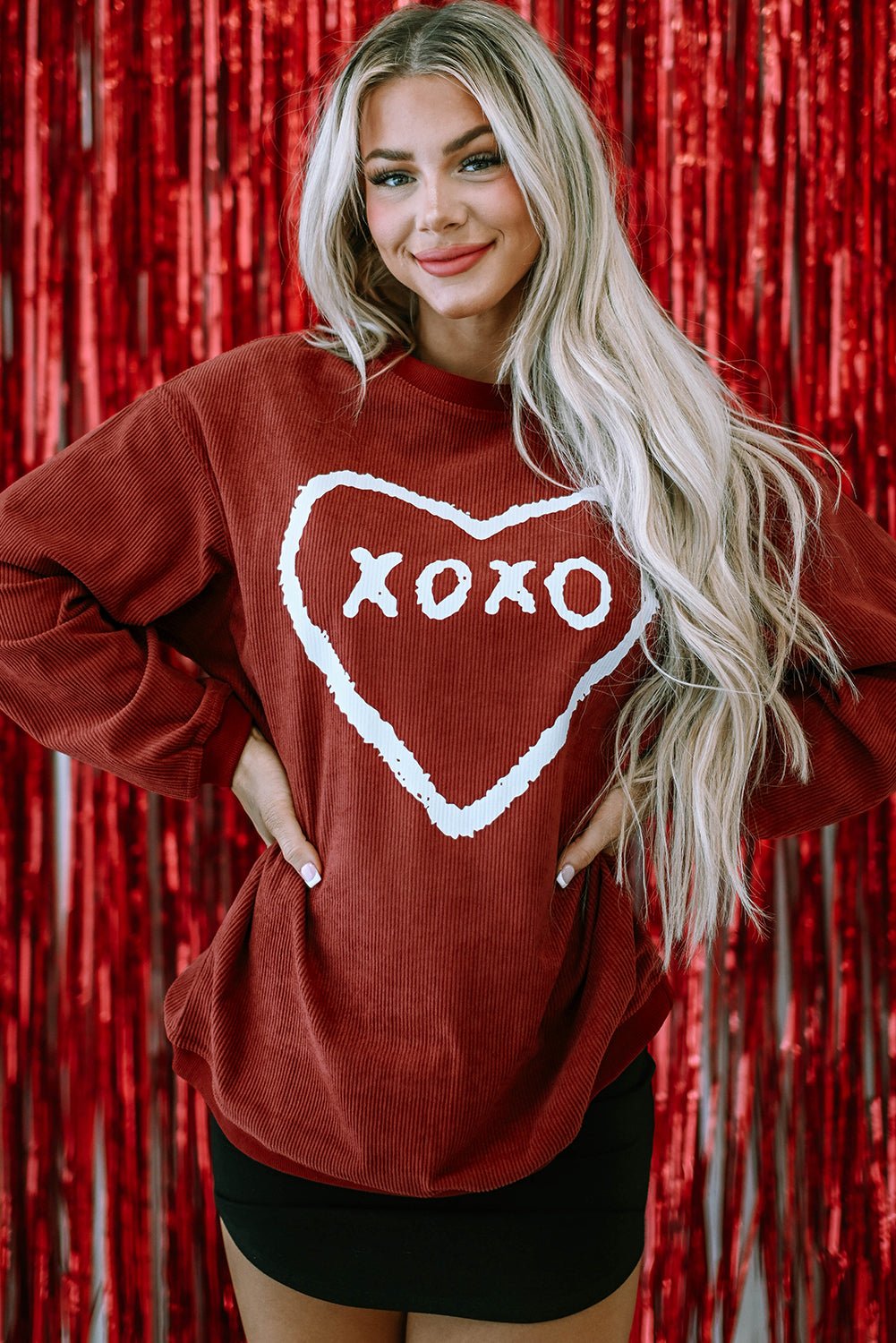 Freya Shape Graphic Corded Sweatshirt - Hello Beautiful BoutiqueGraphic SweatshirtsThreaded Pear