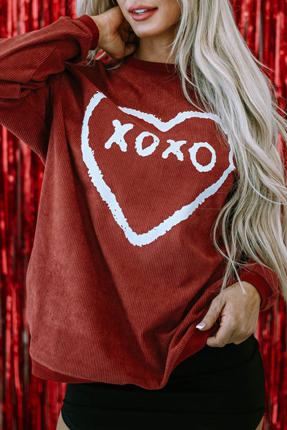 Freya Shape Graphic Corded Sweatshirt - Hello Beautiful BoutiqueGraphic SweatshirtsThreaded Pear