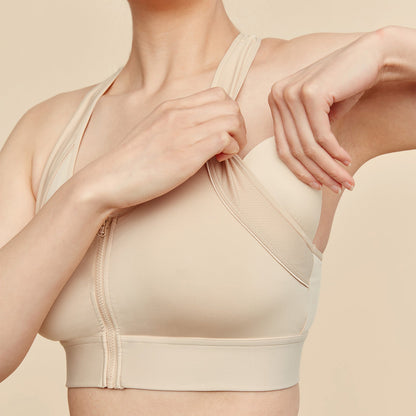 Hero Mastectomy Sports Bra With Front Closure Buff