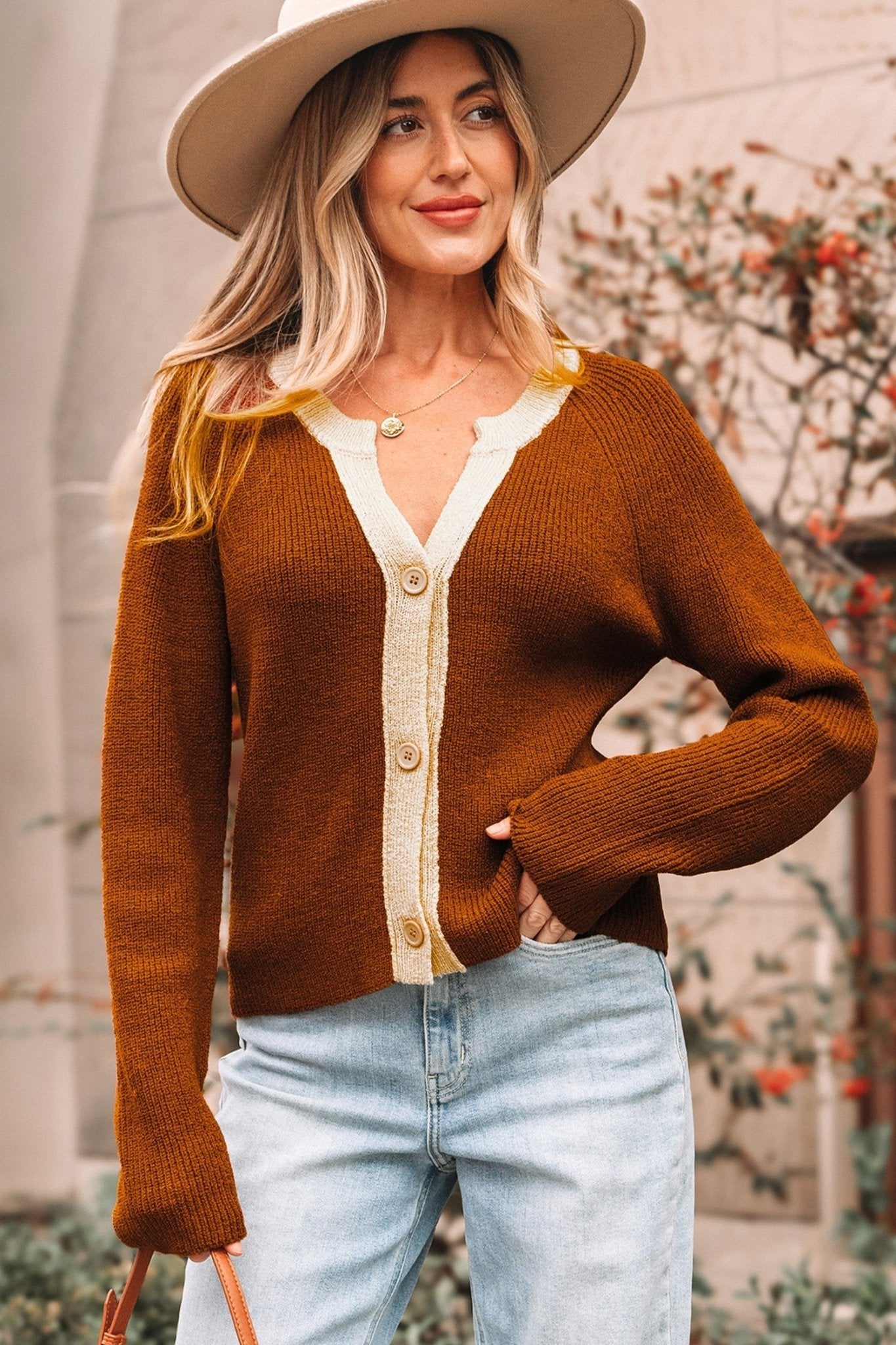Gabriella Knit Neckline Short Cardigan - Hello Beautiful BoutiqueCardigansThreaded Pear