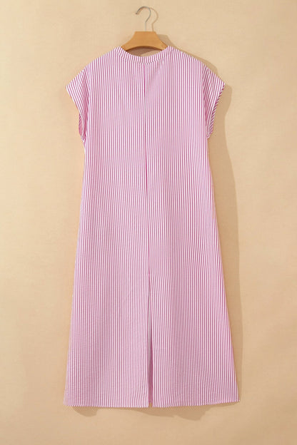 Gabrielle Short Sleeve Long Dress - Hello Beautiful BoutiqueMaxi DressesThreaded Pear