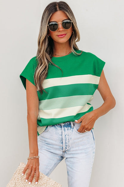 Galilea Cap Sleeve T Shirt - Hello Beautiful BoutiqueTops & TeesThreaded Pear