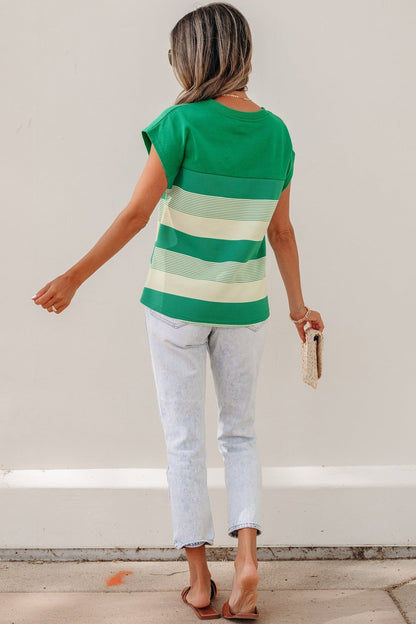 Galilea Cap Sleeve T Shirt - Hello Beautiful BoutiqueTops & TeesThreaded Pear
