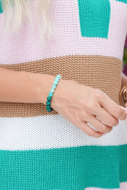 Gemma Crystal Beaded Elastic Bracelet - Hello Beautiful BoutiqueJewelryThreaded Pear