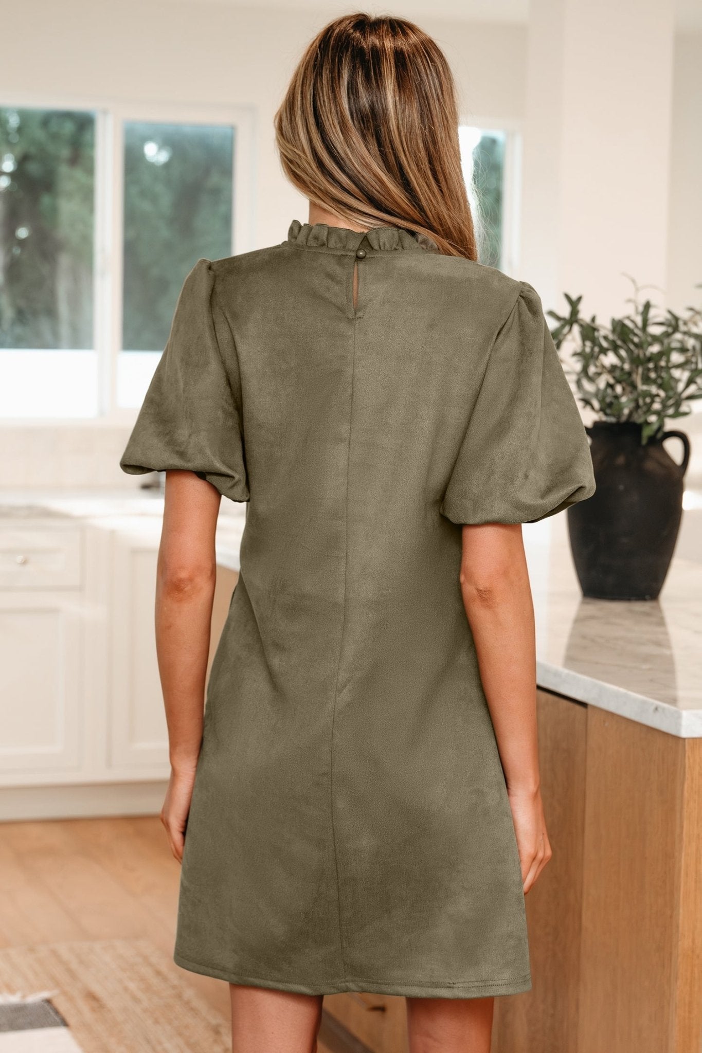 Gemma Sleeve Shift Mini Dress - Hello Beautiful BoutiqueMini DressesThreaded Pear