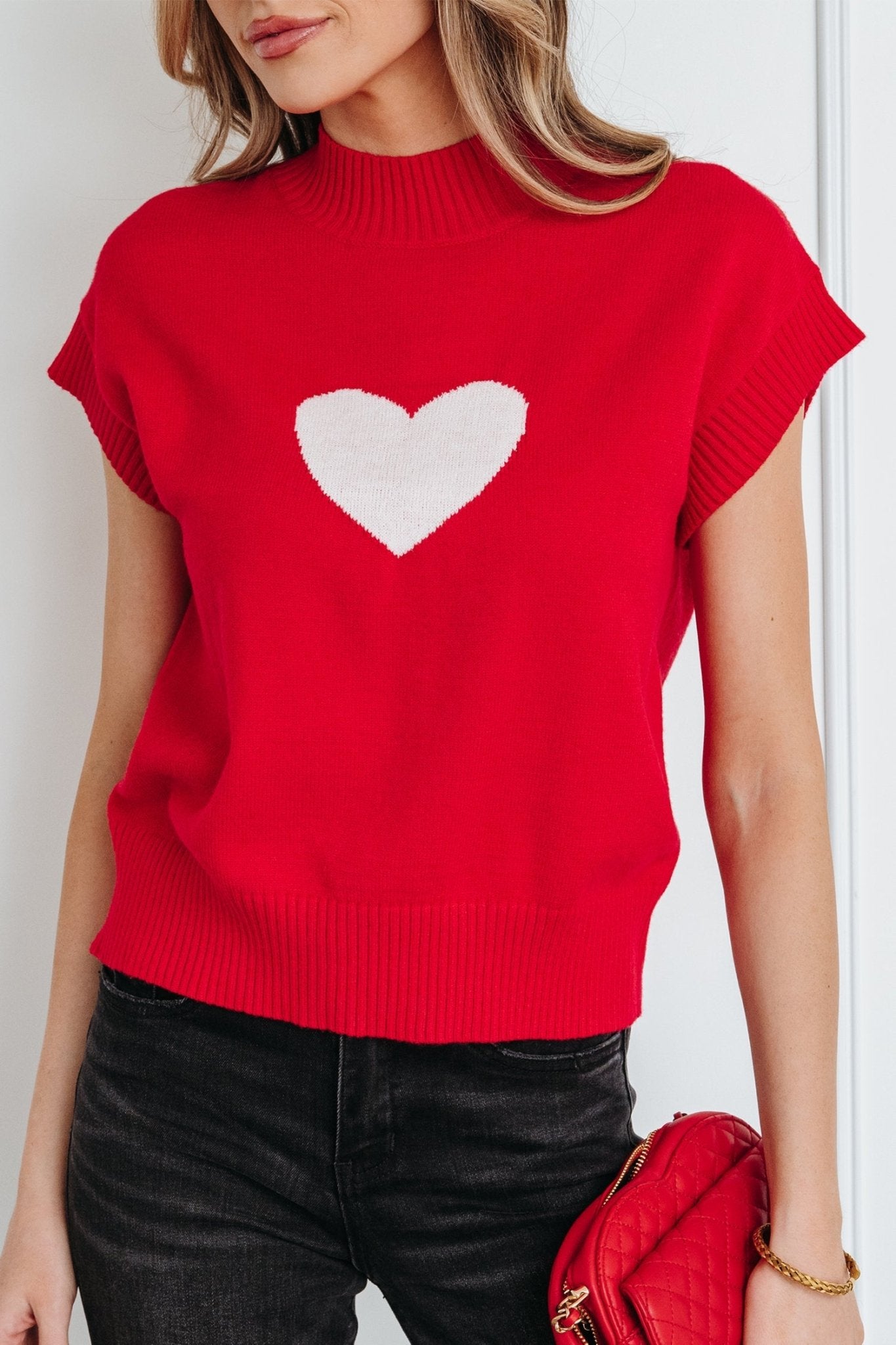 Genevieve Cropped Short Sleeve Sweater - Hello Beautiful BoutiqueShort Sleeve SweatersThreaded Pear