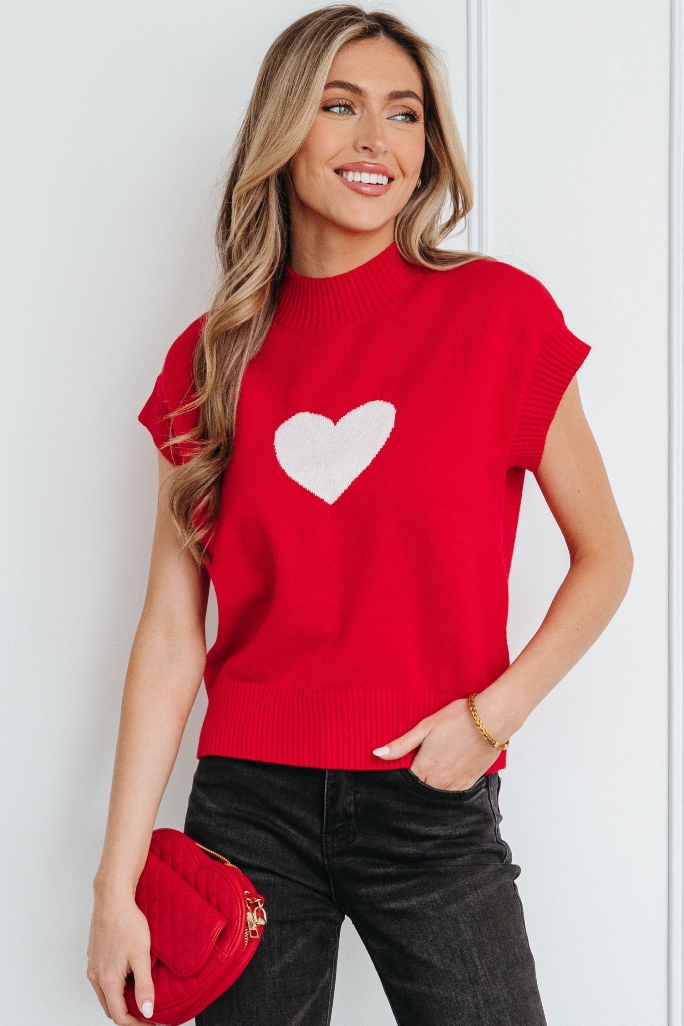 Genevieve Cropped Short Sleeve Sweater - Hello Beautiful BoutiqueShort Sleeve SweatersThreaded Pear