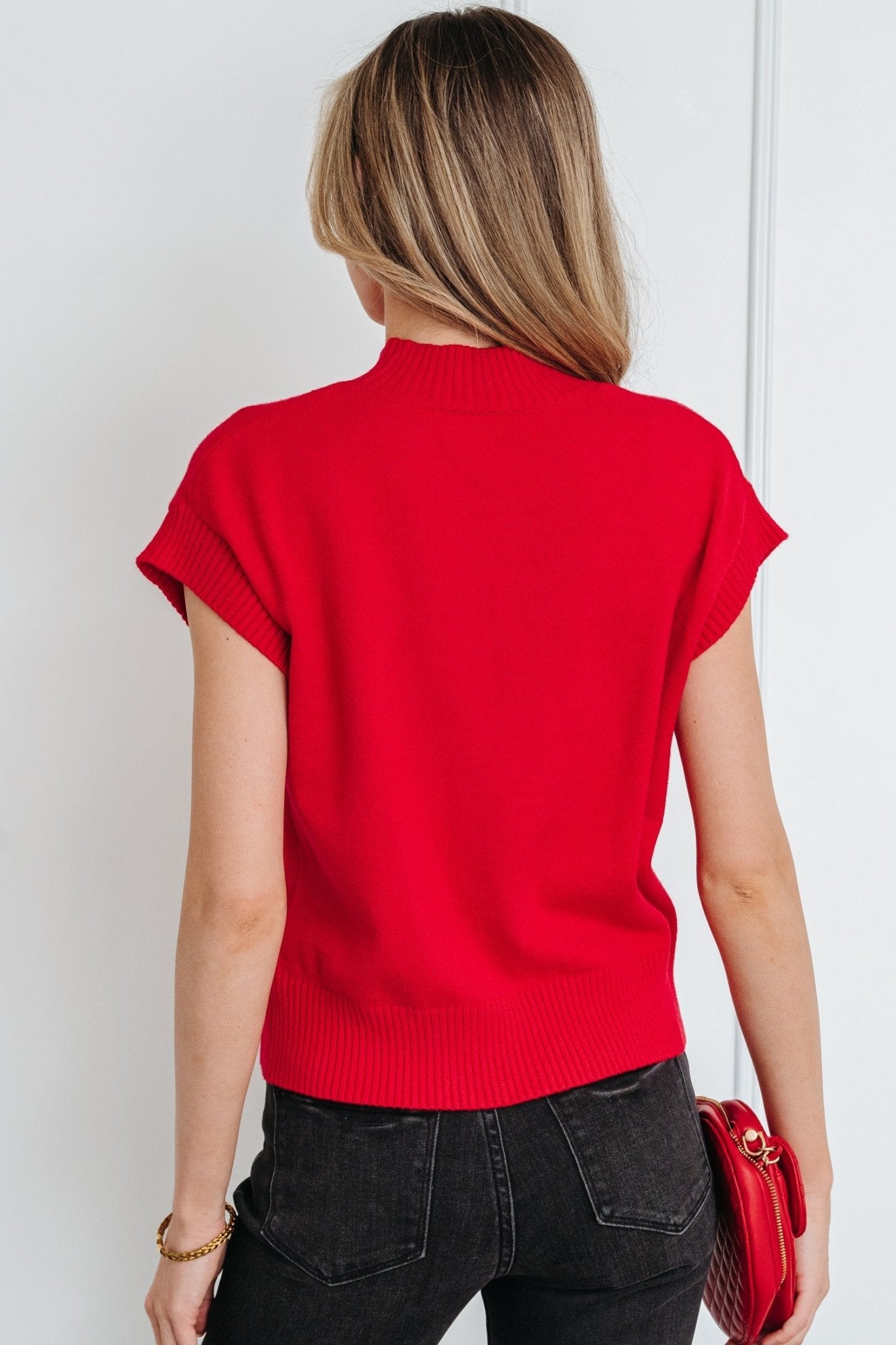 Genevieve Cropped Short Sleeve Sweater - Hello Beautiful BoutiqueShort Sleeve SweatersThreaded Pear