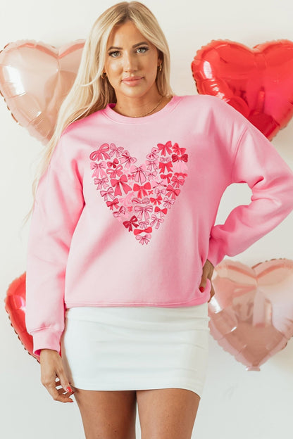 Genevieve Heart Valentines Day Pullover - Hello Beautiful BoutiqueGraphic SweatshirtsThreaded Pear