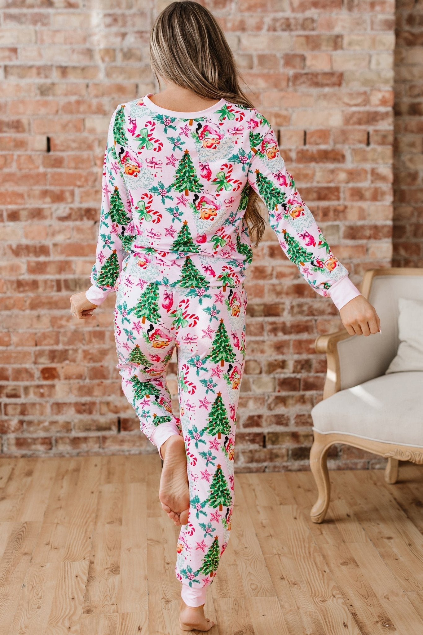 Georgia Pattern Pullover Drawstring Pants - Hello Beautiful BoutiqueLoungewearThreaded Pear