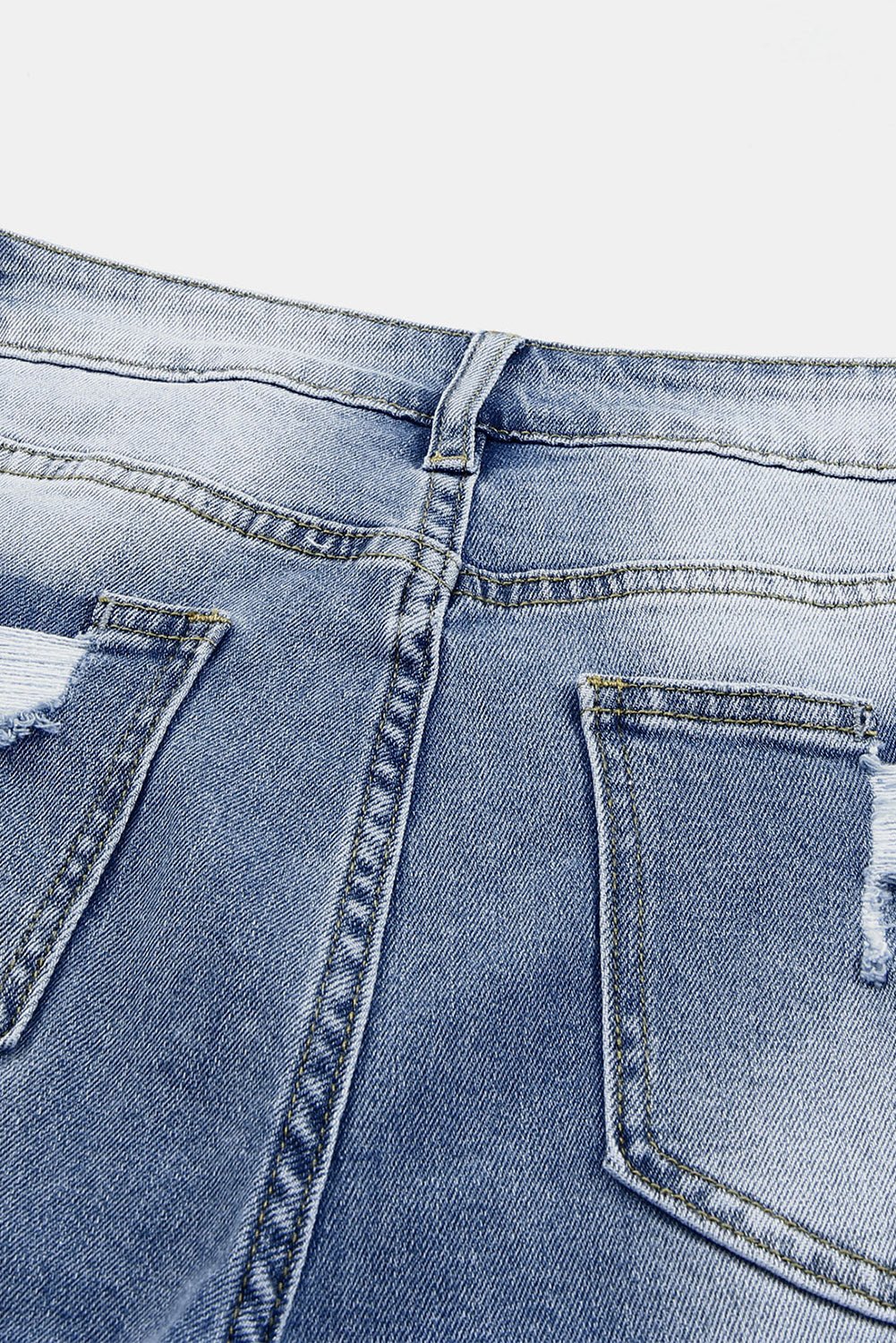 Georgia Skinny Distressed Capri Jeans - Hello Beautiful BoutiqueJeansThreaded Pear