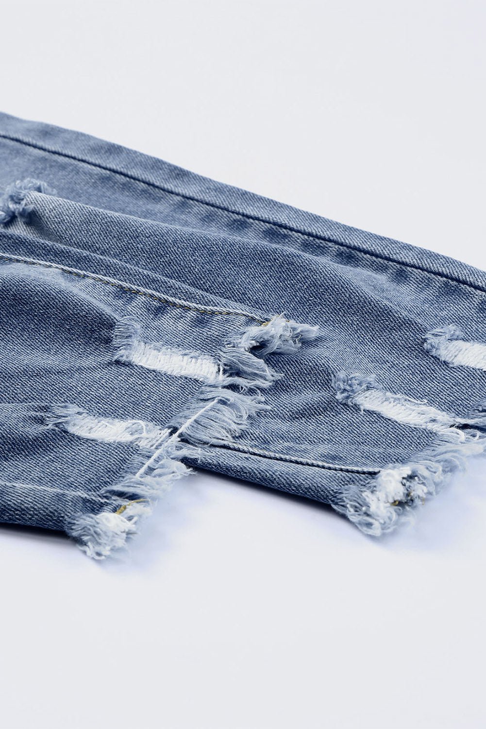 Georgia Skinny Distressed Capri Jeans - Hello Beautiful BoutiqueJeansThreaded Pear