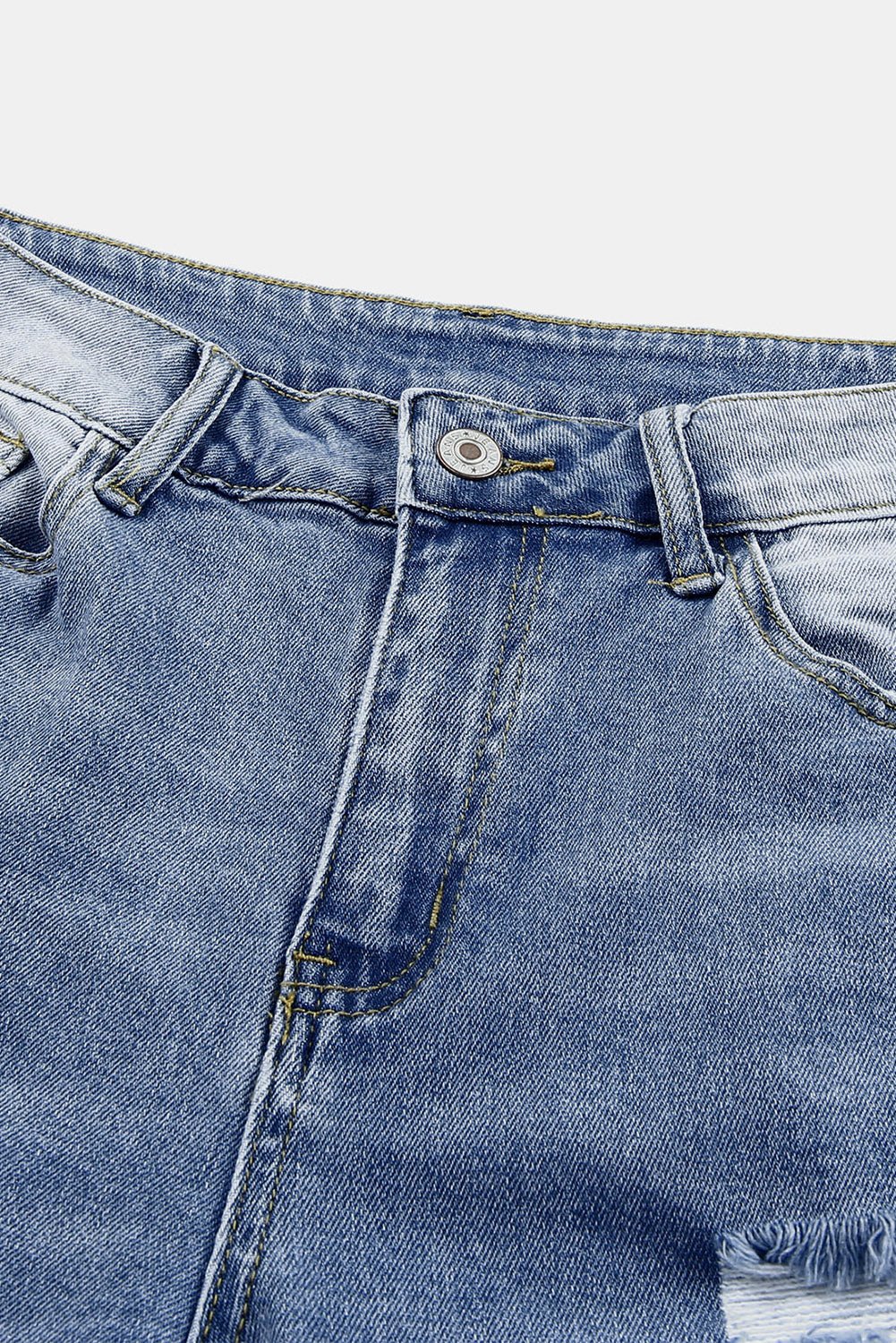 Georgia Skinny Distressed Capri Jeans - Hello Beautiful BoutiqueJeansThreaded Pear