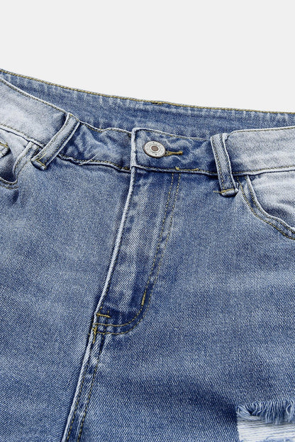 Georgia Skinny Distressed Capri Jeans - Hello Beautiful BoutiqueJeansThreaded Pear