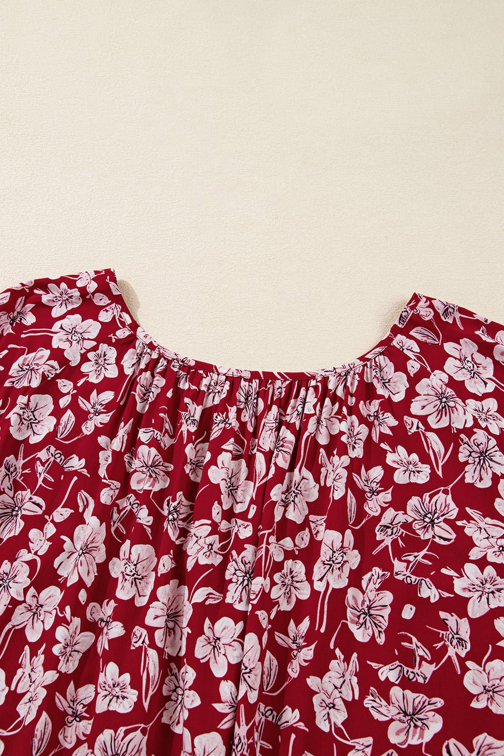 Georgina Balloon Sleeve Relaxed PLUS Dress - Hello Beautiful BoutiquePlus Size Mini DressesThreaded Pear