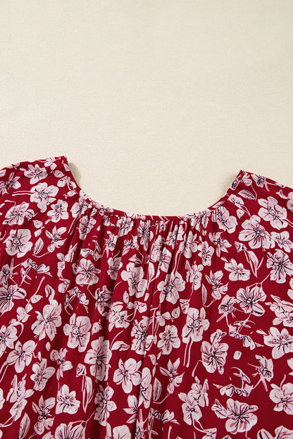 Georgina Balloon Sleeve Relaxed PLUS Dress - Hello Beautiful BoutiquePlus Size Mini DressesThreaded Pear