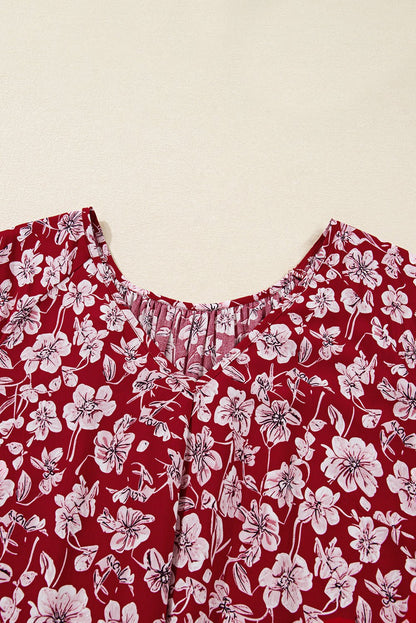 Georgina Balloon Sleeve Relaxed PLUS Dress - Hello Beautiful BoutiquePlus Size Mini DressesThreaded Pear