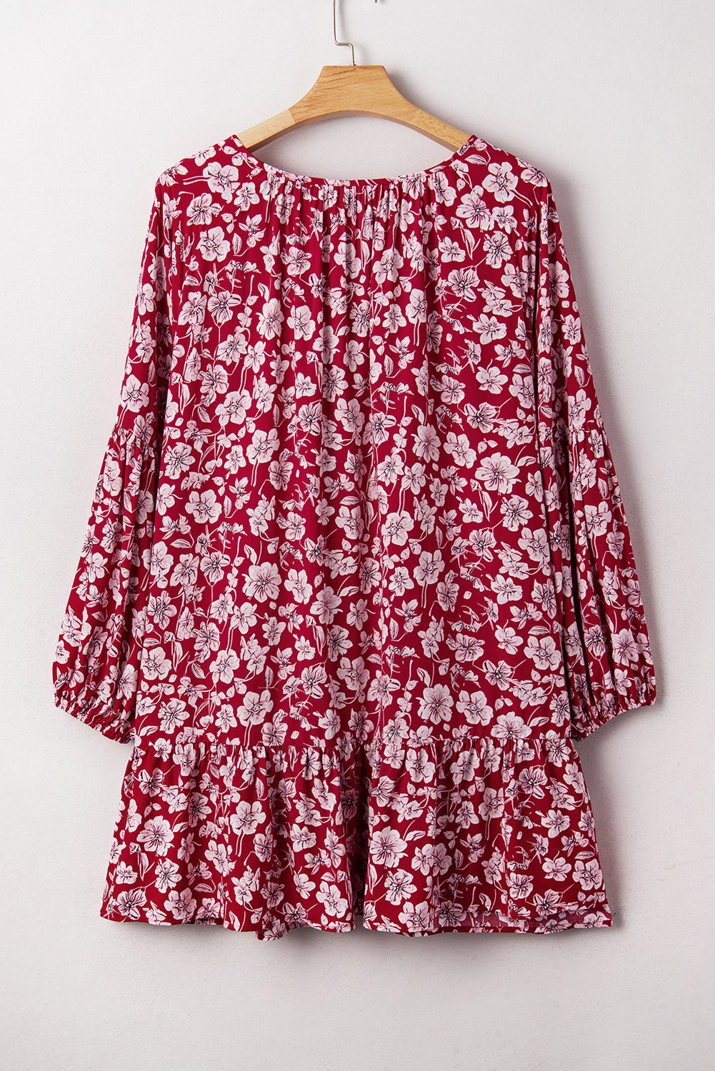 Georgina Balloon Sleeve Relaxed PLUS Dress - Hello Beautiful BoutiquePlus Size Mini DressesThreaded Pear