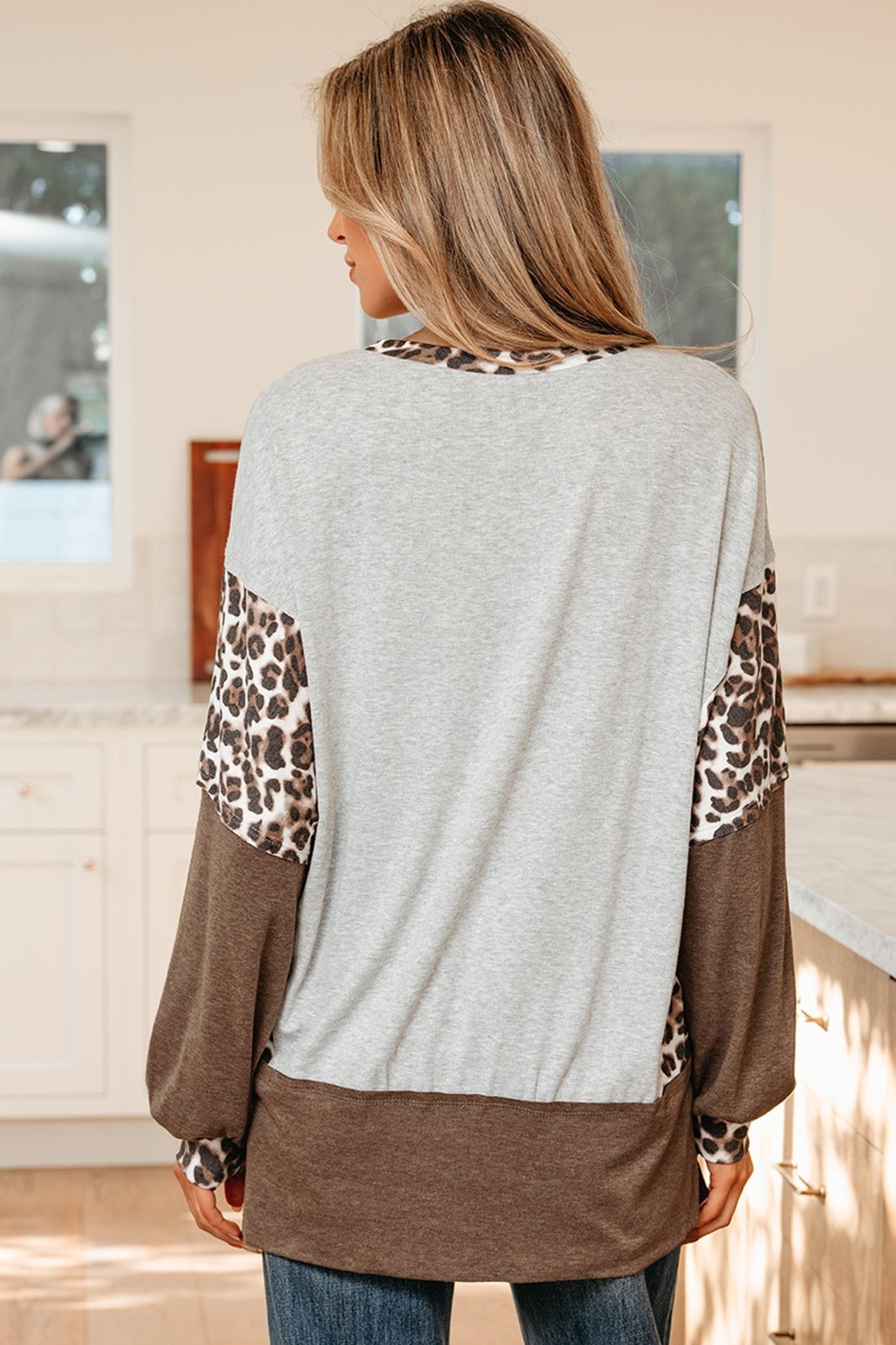 Gia High Low Baggy Sweatshirt - Hello Beautiful BoutiqueSweatshirts & HoodiesThreaded Pear