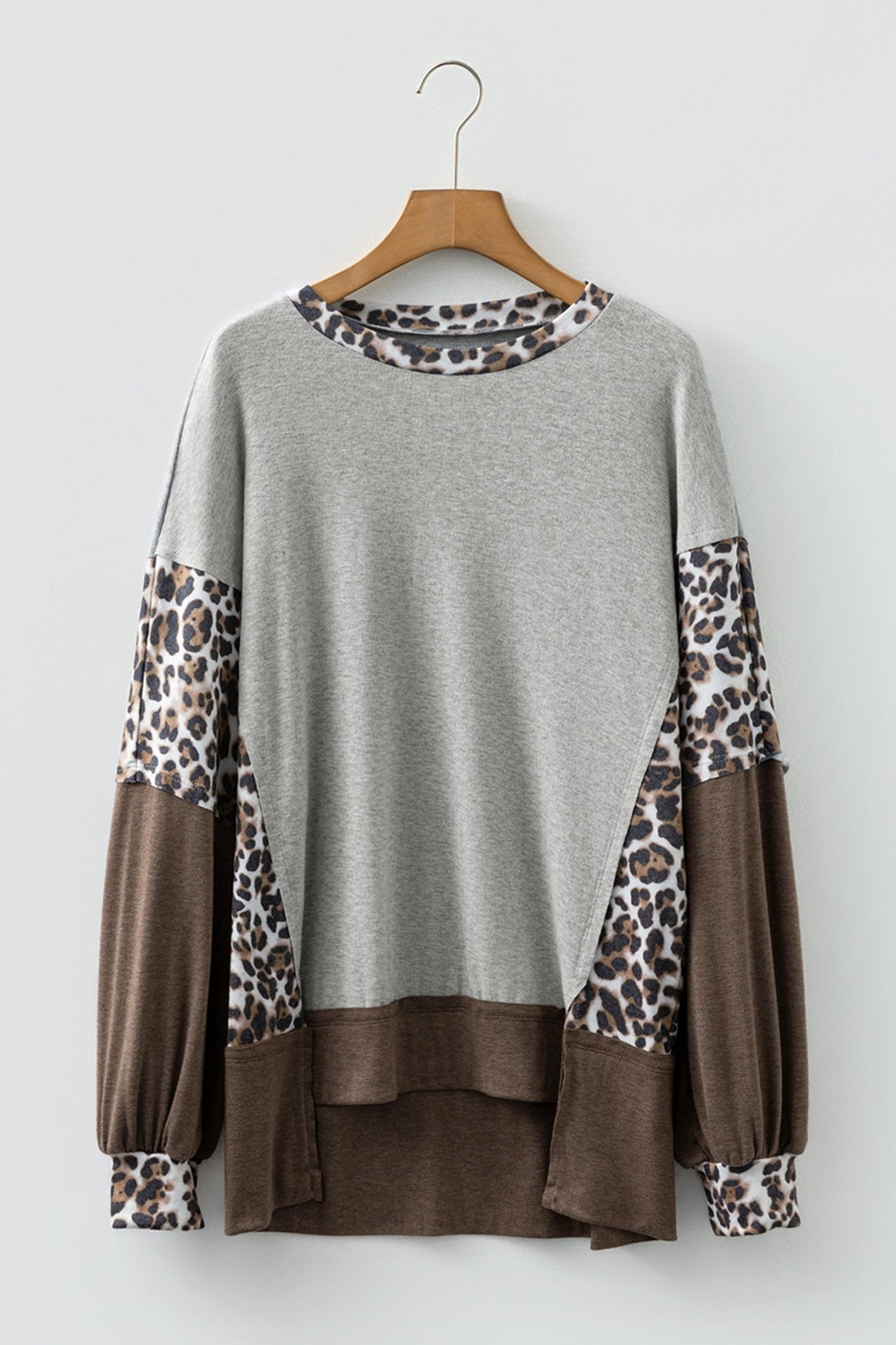 Gia High Low Baggy Sweatshirt - Hello Beautiful BoutiqueSweatshirts & HoodiesThreaded Pear
