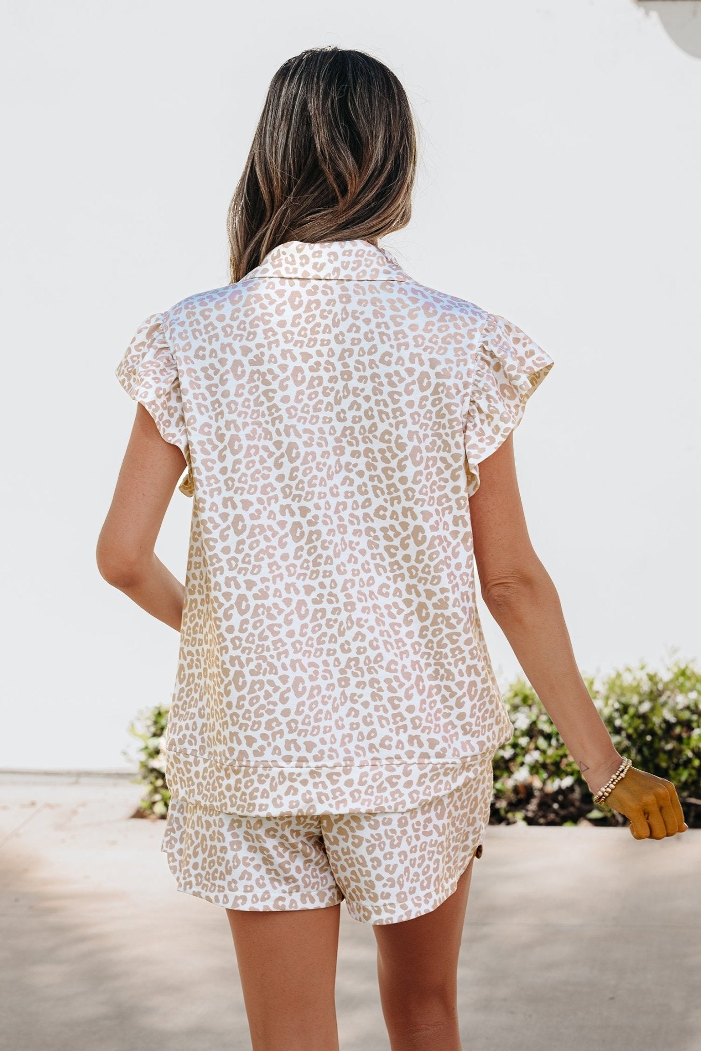 Giana Zip Polo Top Set - Hello Beautiful BoutiqueShort SetsThreaded Pear