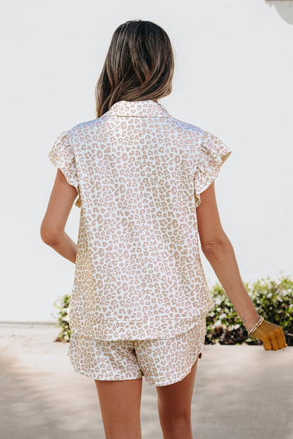 Giana Zip Polo Top Set - Hello Beautiful BoutiqueShort SetsThreaded Pear