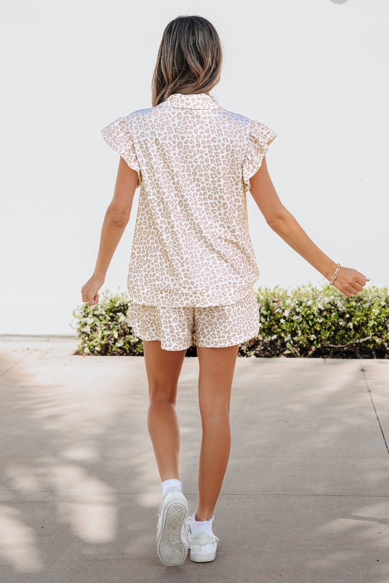 Giana Zip Polo Top Set - Hello Beautiful BoutiqueShort SetsThreaded Pear