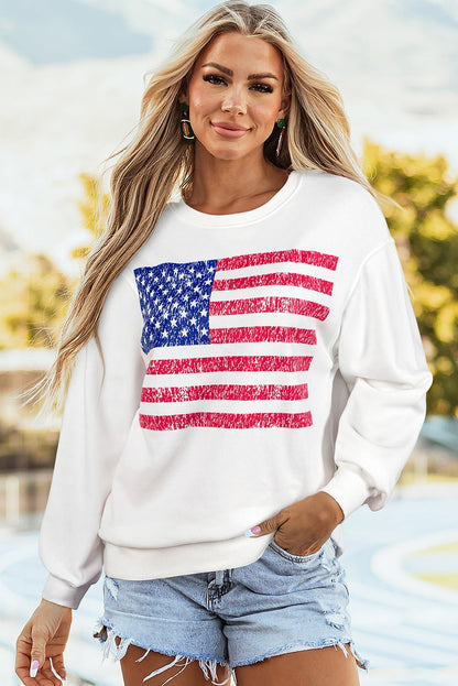 Gianna Drop Shoulder Loose Sweatshirt - Hello Beautiful Boutique20% OFFThreaded Pear