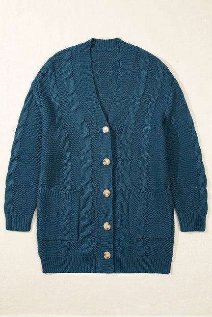 Gianna Knit Front Baggy Cardigan - Hello Beautiful BoutiqueCardigansThreaded Pear