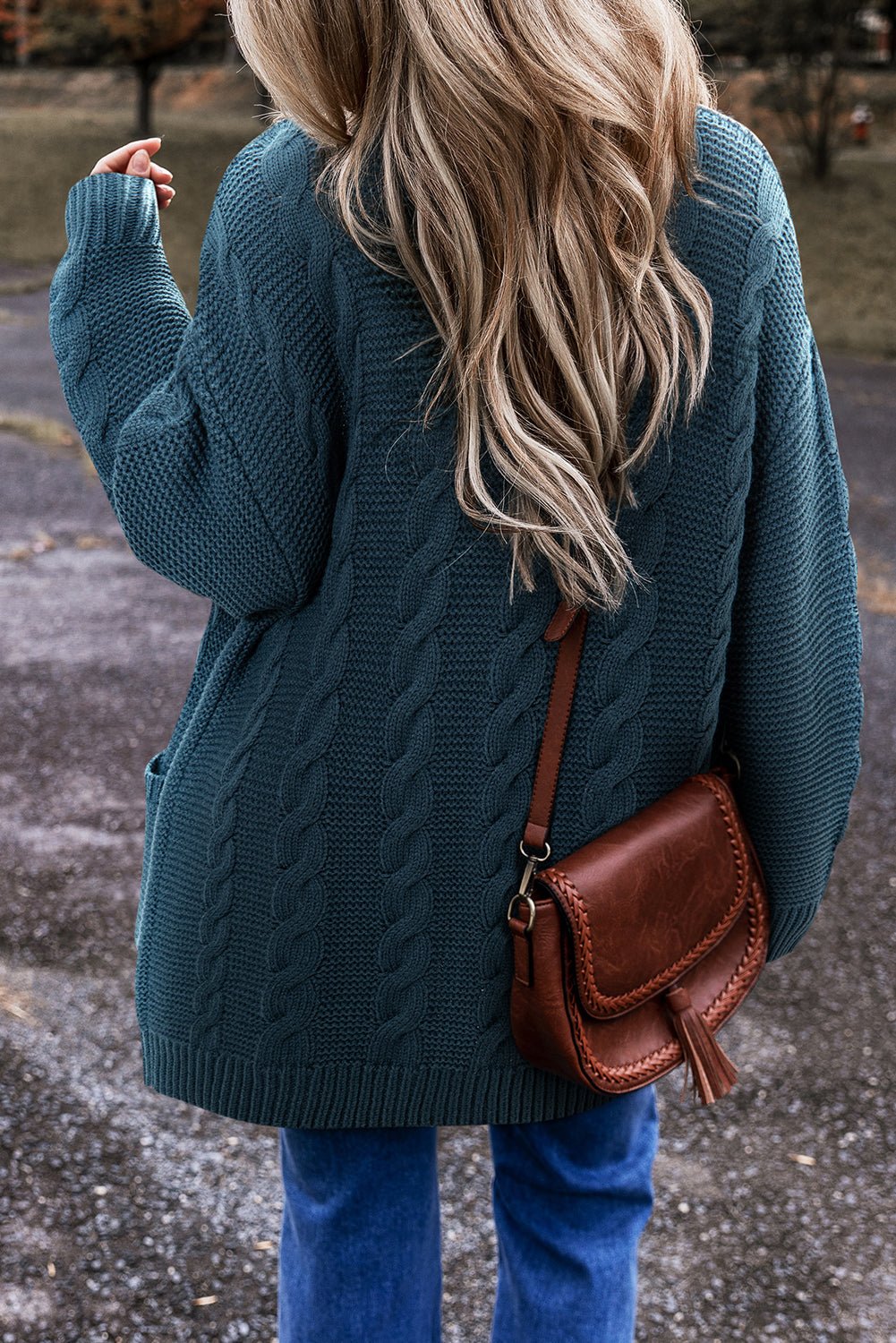 Gianna Knit Front Baggy Cardigan - Hello Beautiful BoutiqueCardigansThreaded Pear
