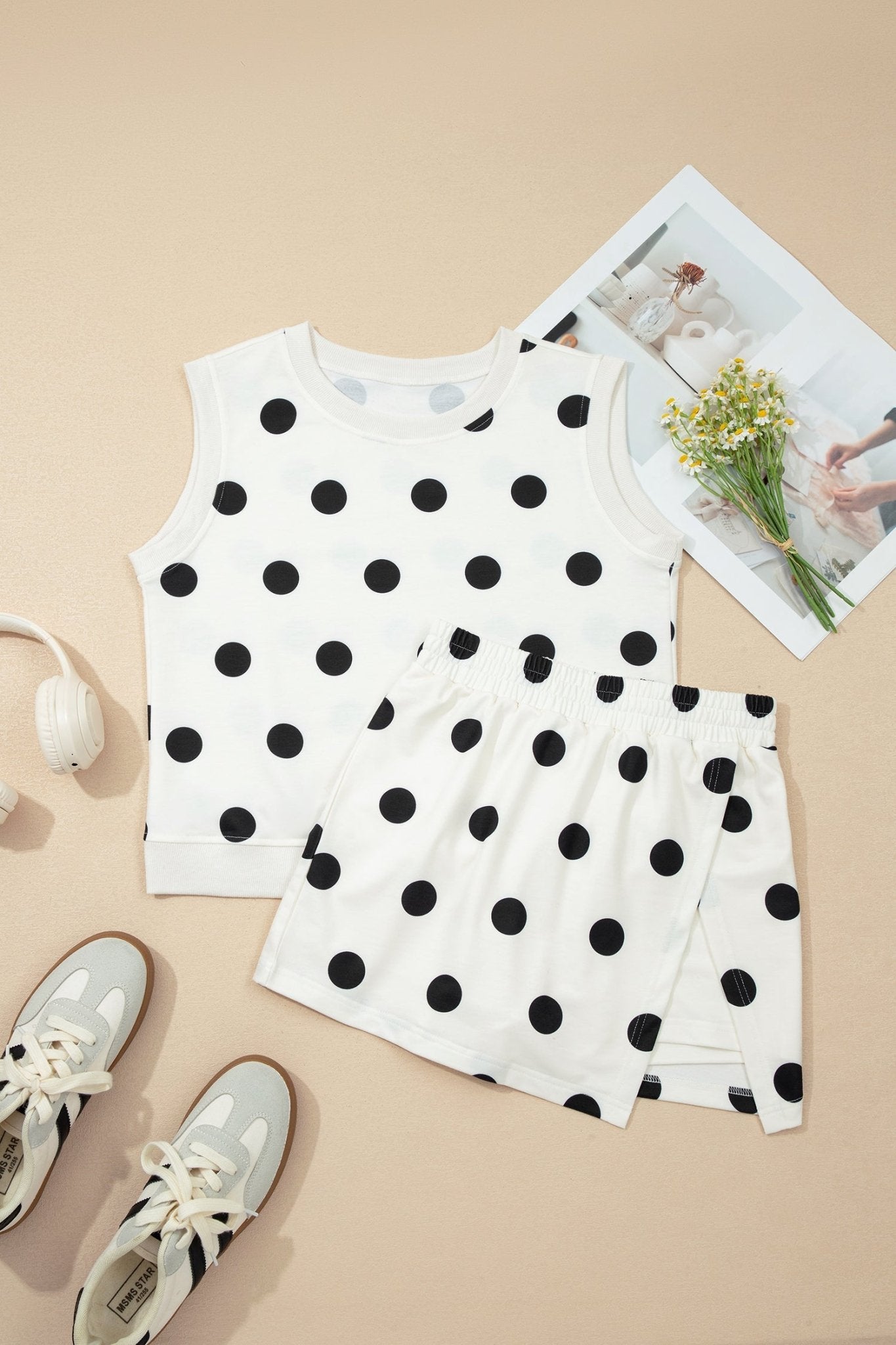 Gianna Polka Dot Dress - Hello Beautiful BoutiqueTwo Piece DressesThreaded Pear