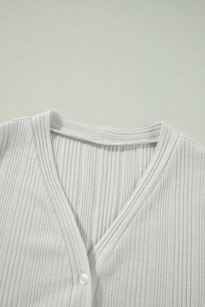 Gianna Ribbed Up Tunic Cardigan - Hello Beautiful Boutique15% OFFThreaded Pear
