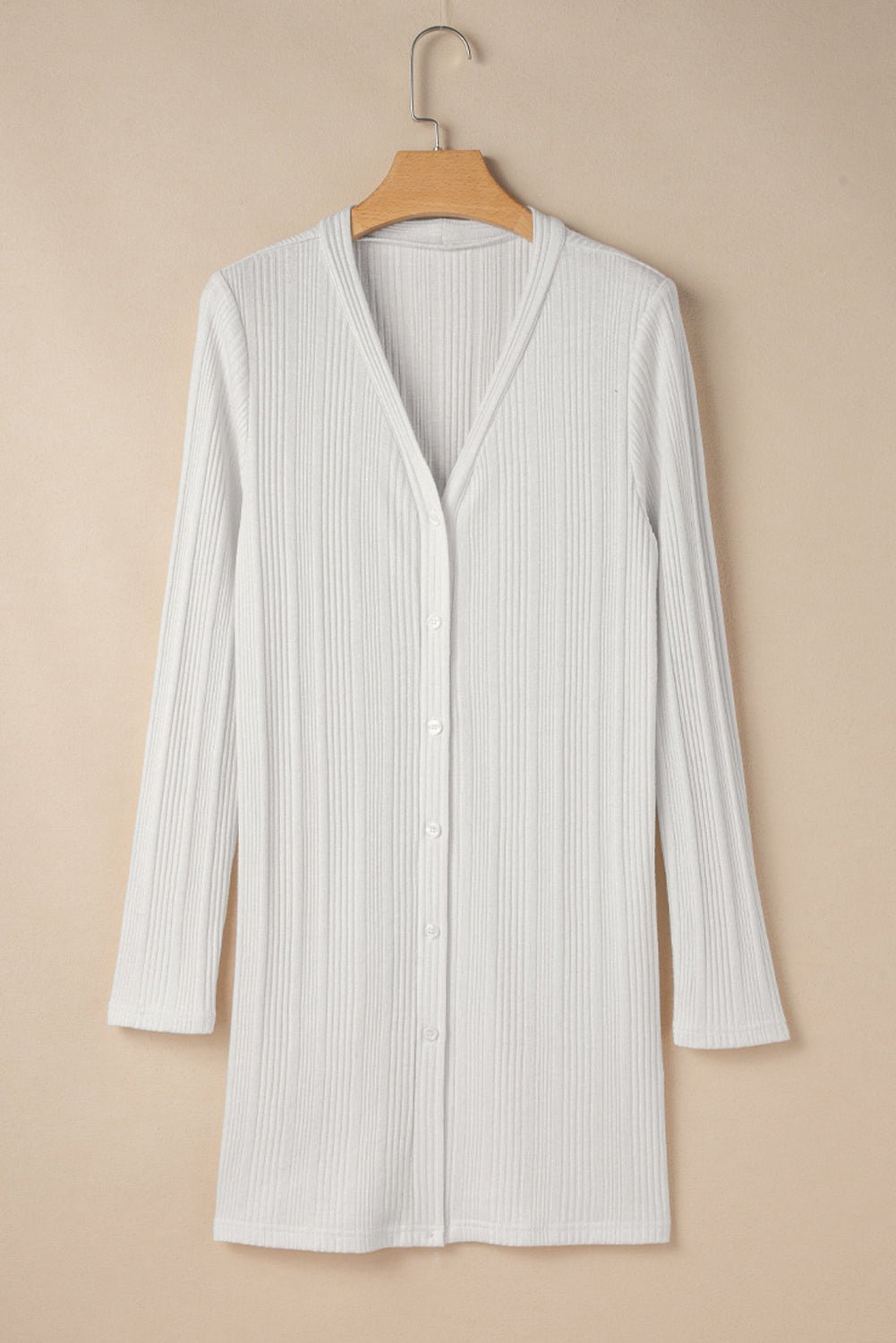 Gianna Ribbed Up Tunic Cardigan - Hello Beautiful Boutique15% OFFThreaded Pear