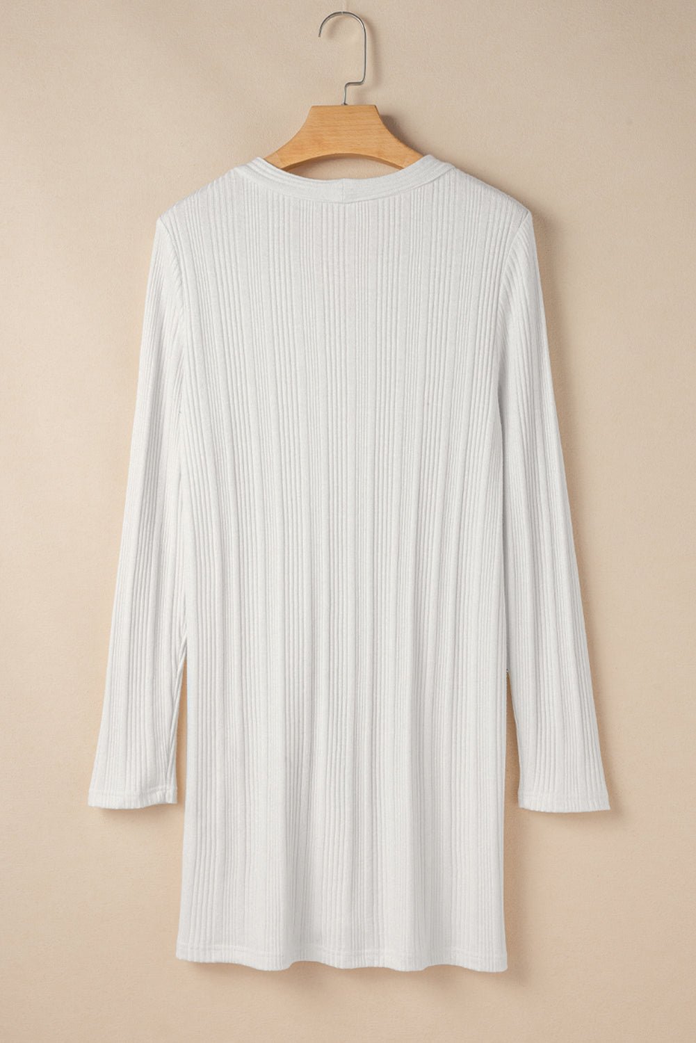Gianna Ribbed Up Tunic Cardigan - Hello Beautiful Boutique15% OFFThreaded Pear