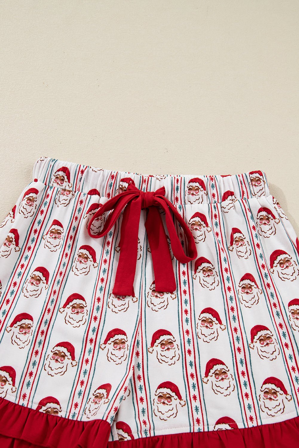 Gillian Stripes Ruffle Pj Set - Hello Beautiful BoutiqueSleepwearThreaded Pear
