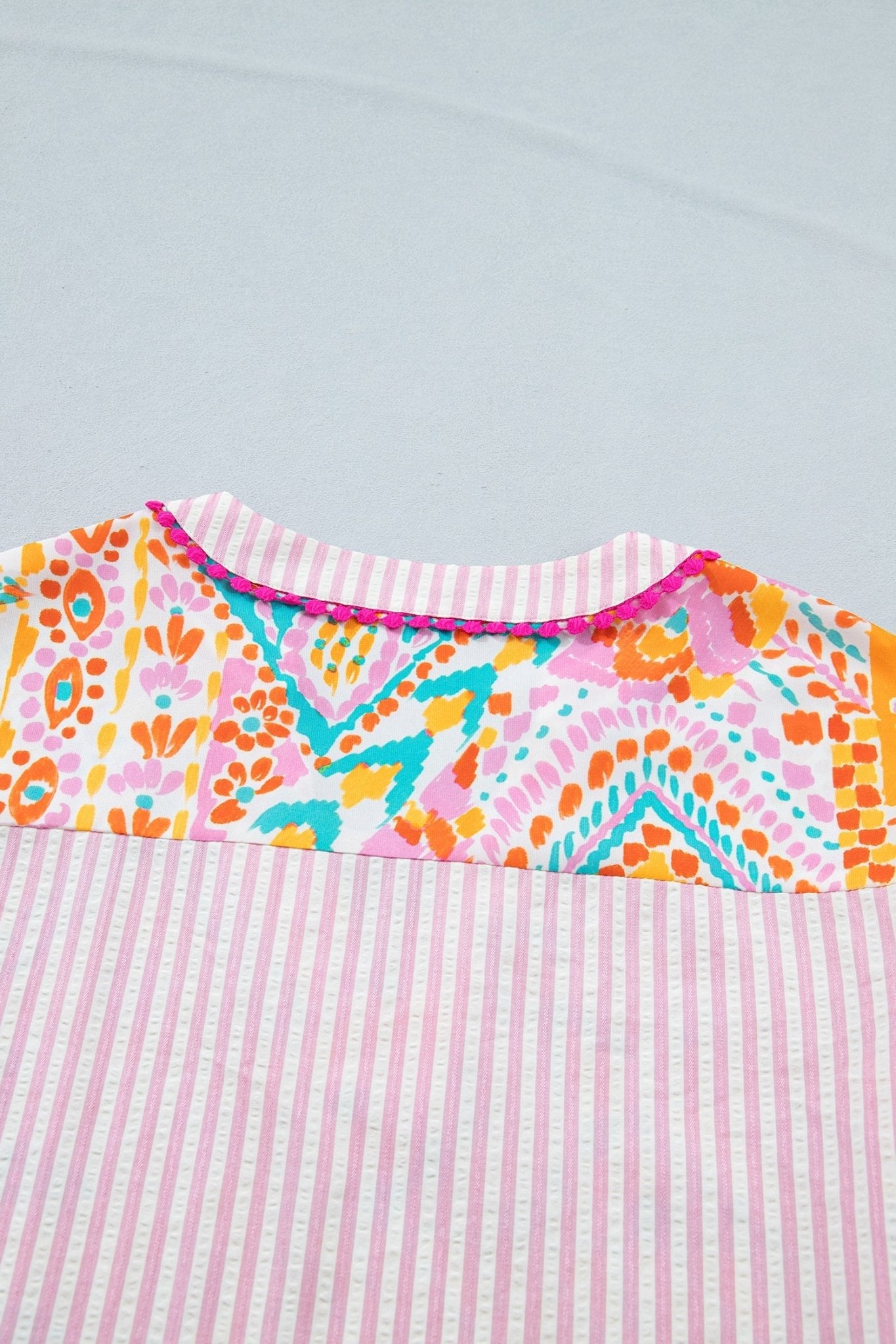 Giovanna Tiered Short Sleeve Blouse - Hello Beautiful BoutiqueBlouses & ShirtsThreaded Pear