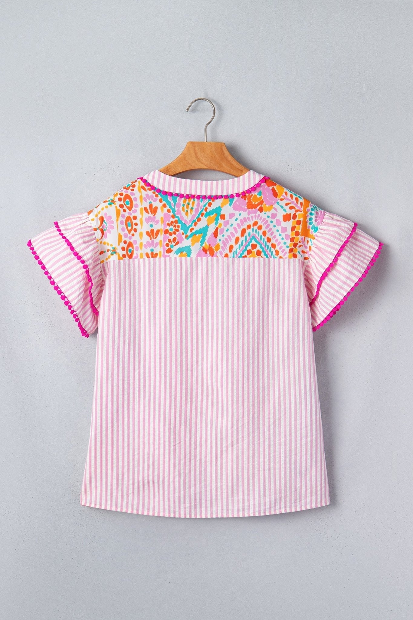 Giovanna Tiered Short Sleeve Blouse - Hello Beautiful BoutiqueBlouses & ShirtsThreaded Pear