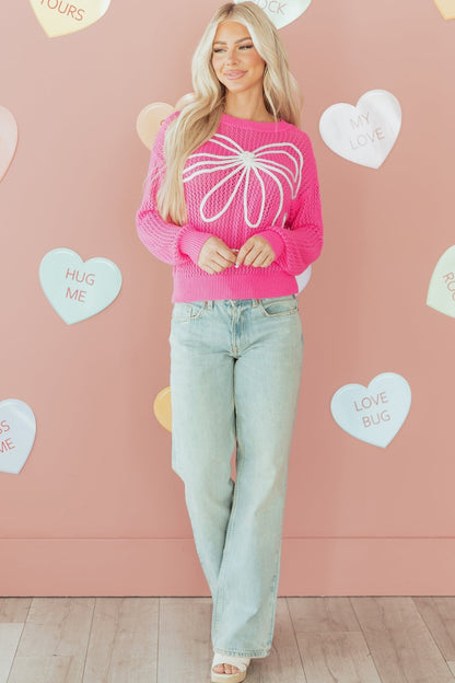 Giselle Knitted Drop Shoulder Sweater - Hello Beautiful Boutique15% OFFThreaded Pear
