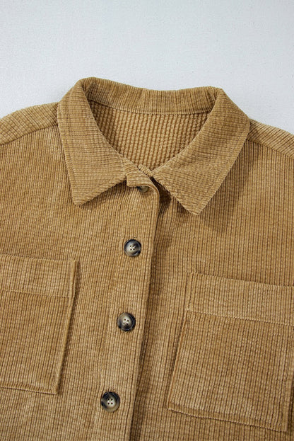 Giuliana Patched Up Corduroy Shacket - Hello Beautiful Boutique20% OFFThreaded Pear