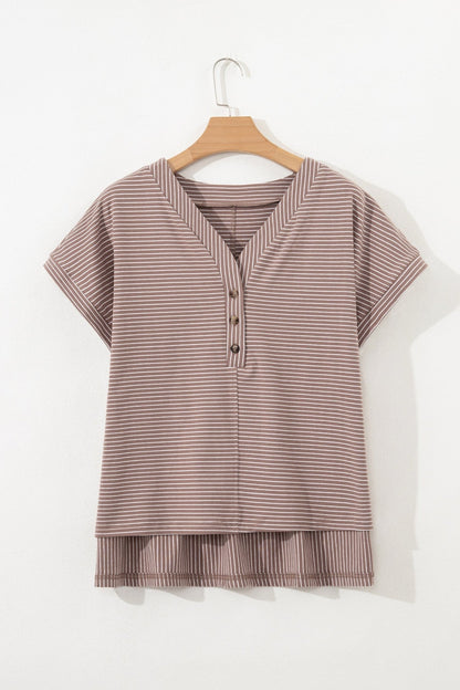 Giuliana Side Slit T Shirt - Hello Beautiful BoutiqueTops & TeesThreaded Pear
