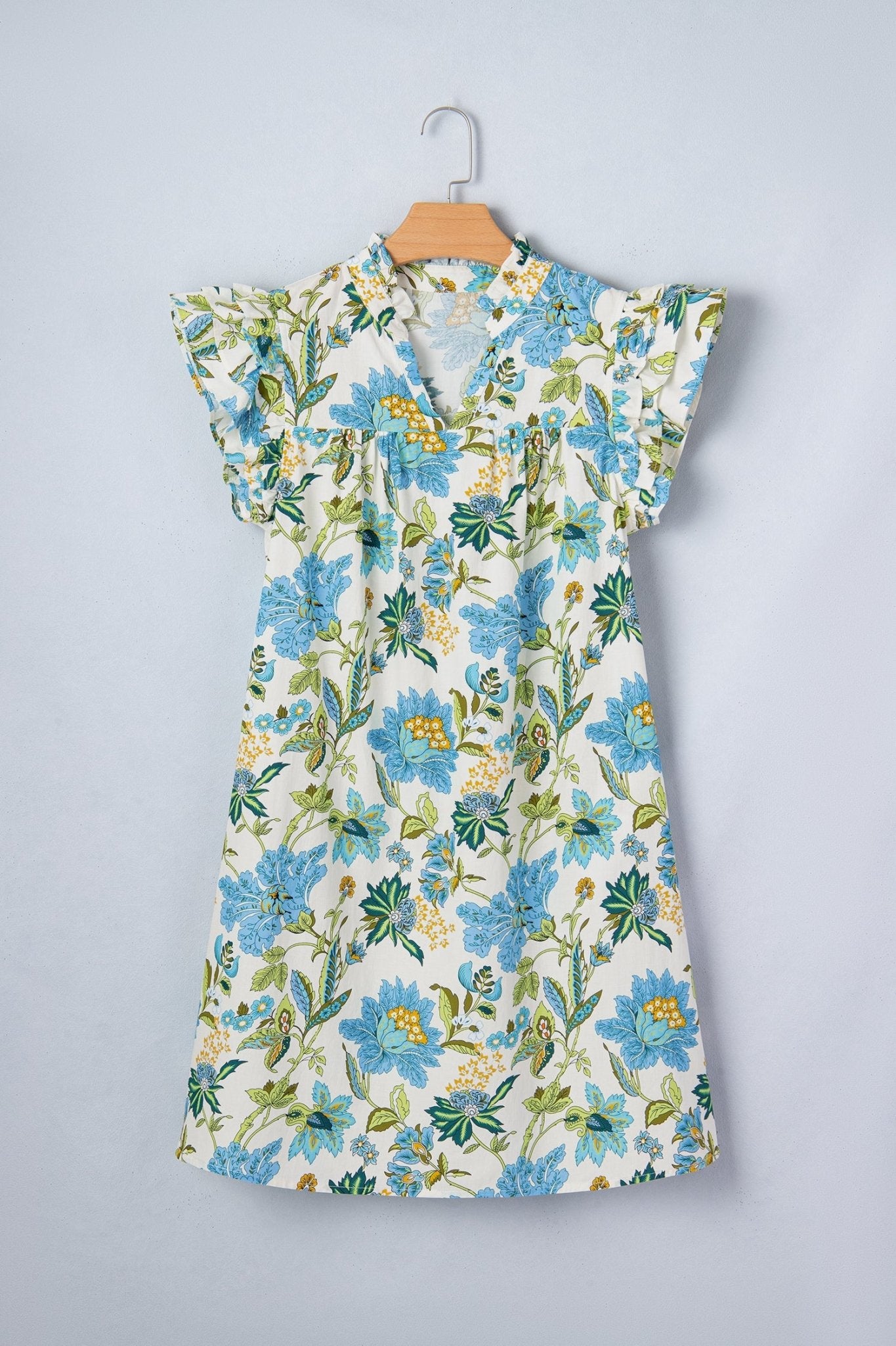 Giuliana Sleeve Shift Mini Dress - Hello Beautiful BoutiqueFloral DressesThreaded Pear