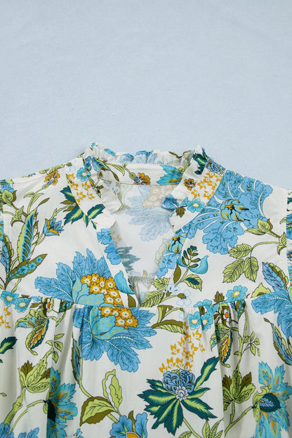 Giuliana Sleeve Shift Mini Dress - Hello Beautiful BoutiqueFloral DressesThreaded Pear