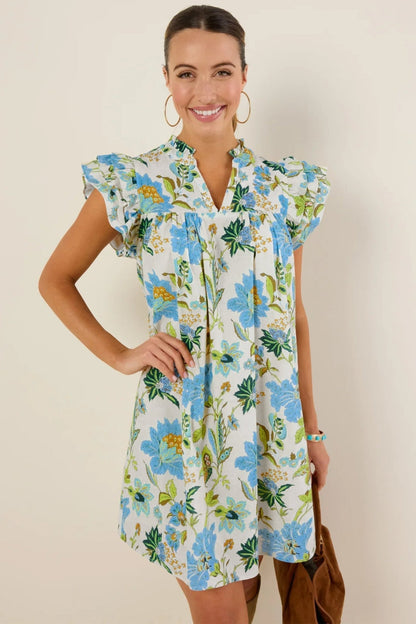 Giuliana Sleeve Shift Mini Dress - Hello Beautiful BoutiqueFloral DressesThreaded Pear