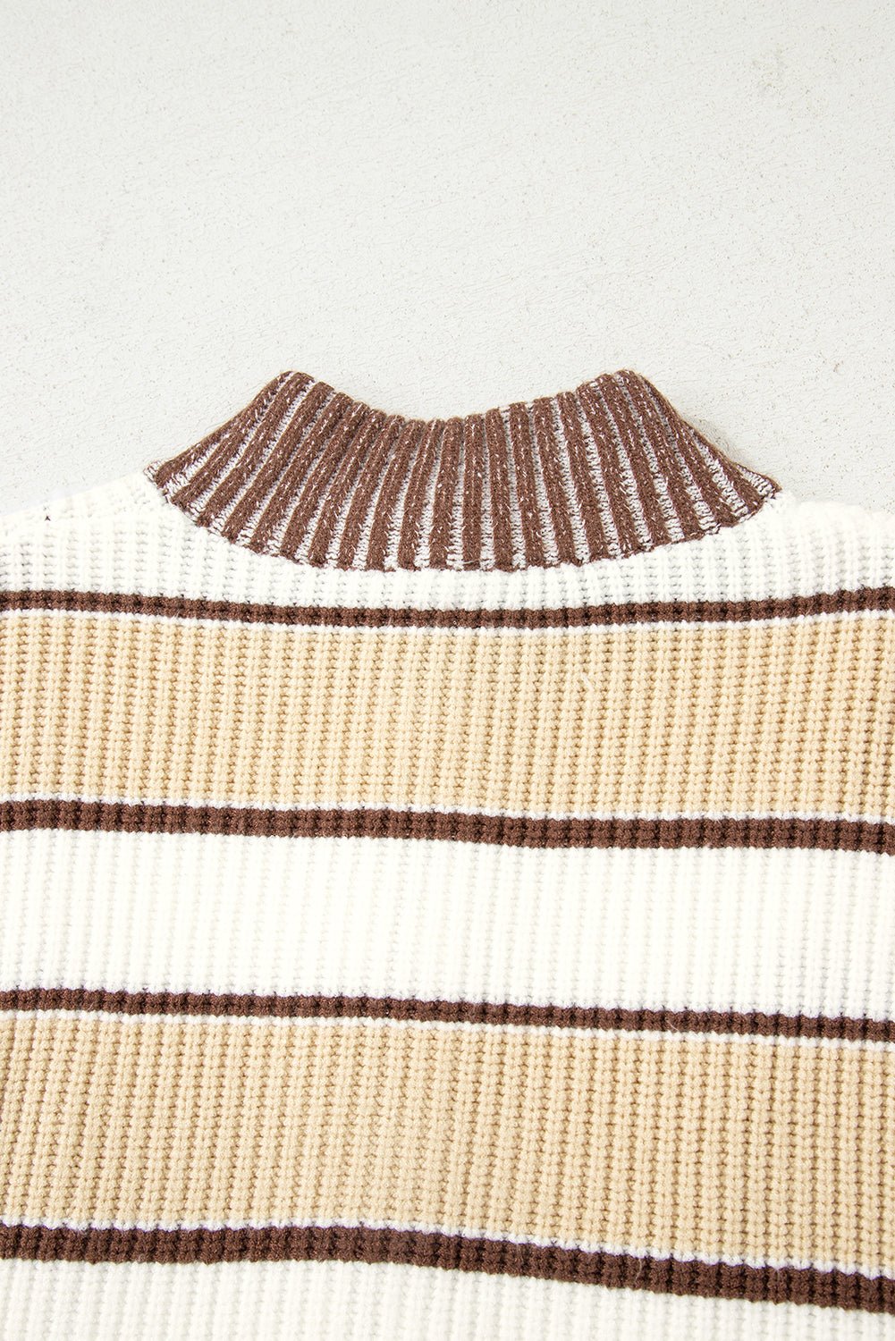 Gloria Zip Drop Shoulder Sweater - Hello Beautiful BoutiqueSweatersThreaded Pear