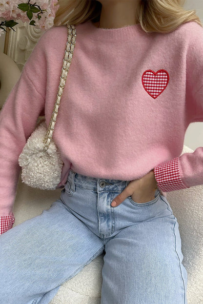 Goldie Cuffed Drop Shoulder Sweater - Hello Beautiful BoutiqueSweatersThreaded Pear