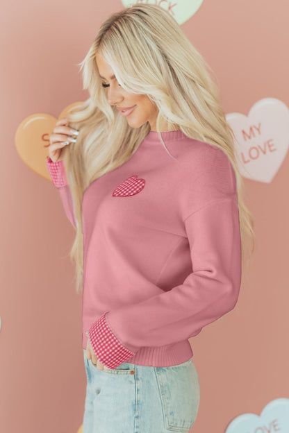 Goldie Cuffed Drop Shoulder Sweater - Hello Beautiful BoutiqueSweatersThreaded Pear